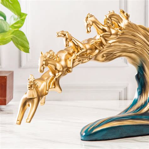 Pegasus Decor Piece ( 7 Horses) – Smokey Cocktail