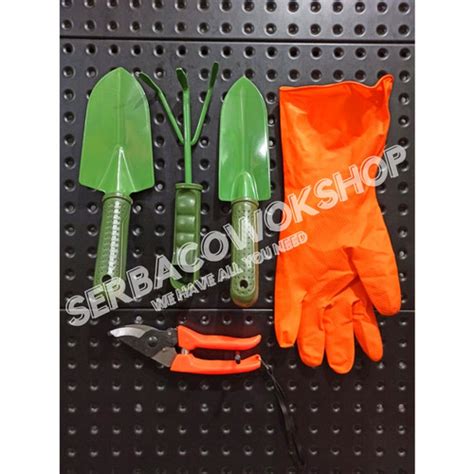 Jual Paket Berkebun Skop Taman Set-Gunting Dahan Orange-Sarung Tangan ...