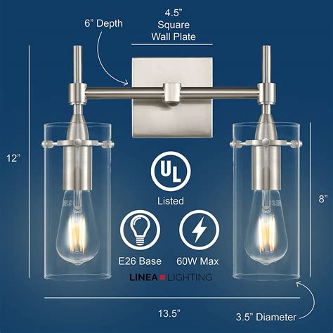 Buy Linea di Liara Effimero Modern Farmhouse Bathroom Vanity Lights ...