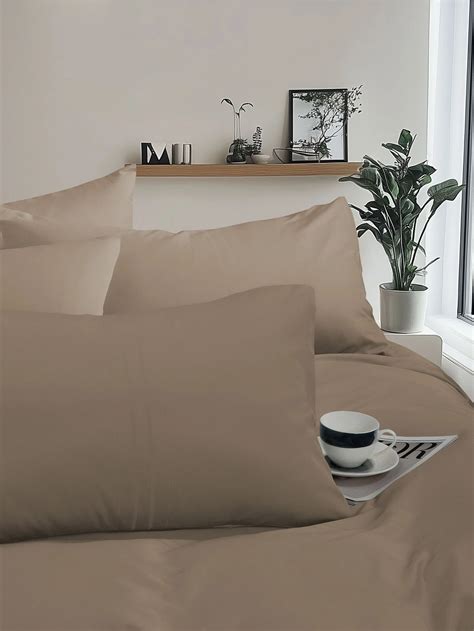 AI By AKEMI Queen Fitted Sheet Set ColourDream Dobby Collection Norax ...