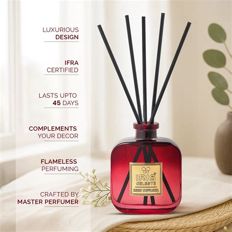 IRIS Celeste Peony & Rose Reed Diffuser Set – IRIS Home Fragrances