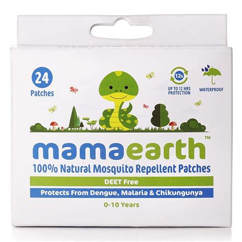 Buy Mamaearth Natural Mosquito Repellent Patches for Baby, 24 Count ...