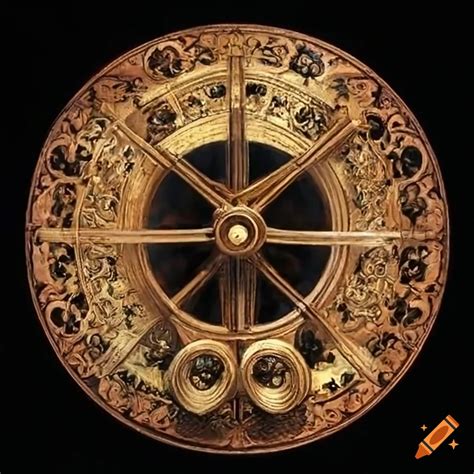 Depiction of St. Catherine and the breaking wheel on Craiyon