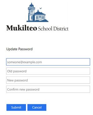 Mukilteo School District - Student Password Change Directions
