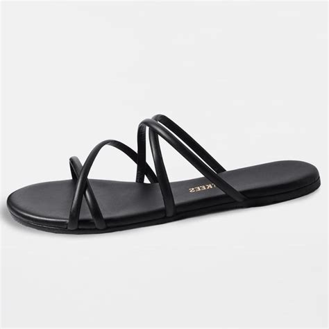 TKEES Women's Black Sandals | Depop