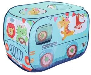 BabyGo Kids School Bus Foldable Baby Pop Up Play Tent for Kids (Blue ...