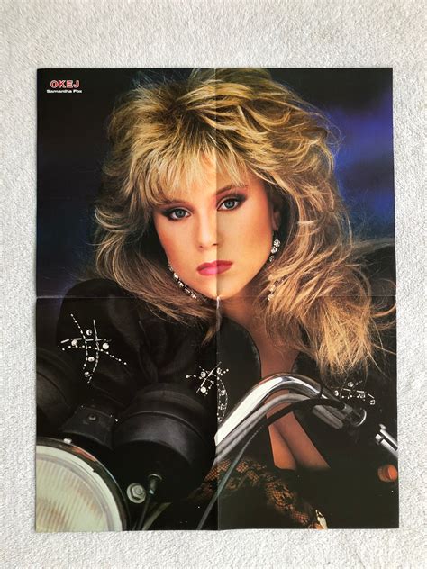 Prints Art & Collectibles SAMANTHA FOX 1986 Swedish Poster Magazine ...