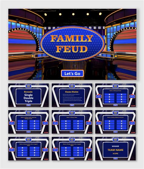 Family Feud Powerpoint Template Family Feud Template Introduction