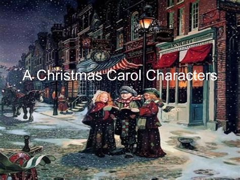A christmas carol characters | PPT