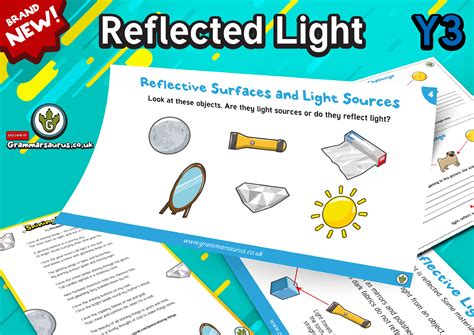 NEW! Year 3 Science - Light - Reflected - Lesson 2 - Grammarsaurus