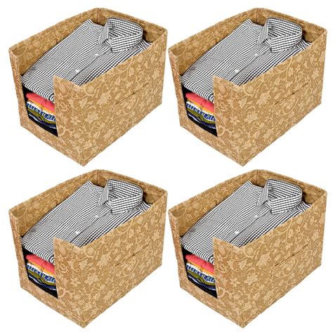 Kuber Industries Metalic Print Shirt Organizer for Wardrobe|Foldable ...