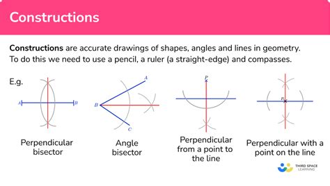 Constructions - GCSE Maths - Steps, Examples & Worksheet - Worksheets Library