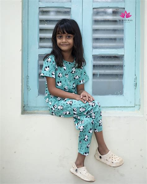 SURABHU 13 - KIDS NIGHTWEAR SET 2/3, 4/5 , 6/7 , 8/9, 10/11, 12/13 YEA ...