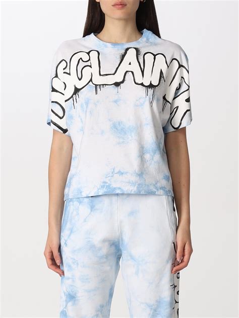 DISCLAIMER: T-shirt women - Gnawed Blue | Disclaimer t-shirt 22EDS51671 ...