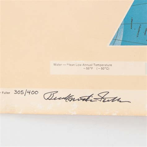 Buckminster Fuller Halftone Map "Dymaxion Airocean World Map," 1979 | EBTH