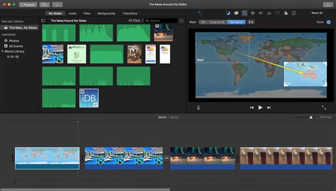 How to use the Ken Burns effect in iMovie