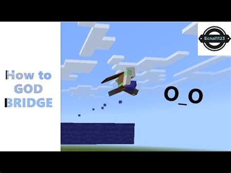 Image result for How Do You God Bridge in Minecraft Java