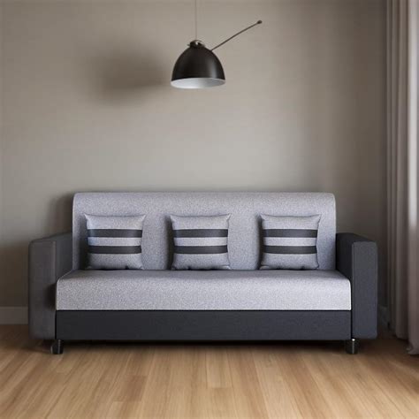HANDWOOD FURNITURE 3 Seater Fabric Sofa Set for Living Room Furniture ...
