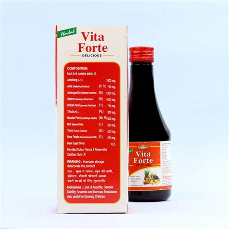 Herbal Vita Forte Syrup | Improves the overall Immune System