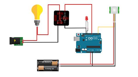 Image result for PIR Sensor with Arduino and Relay Connection