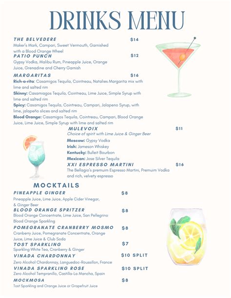 Menu — Bridge Street Tap Room