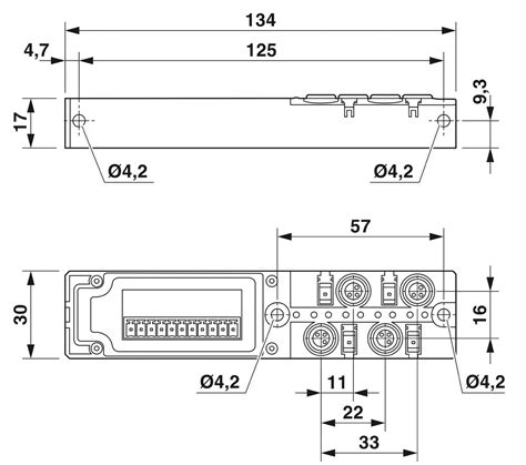 SACB- 4/3-L-C-M8 HD GG - Distributor box header - 1197599 | Phoenix Contact
