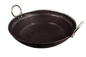 Buy KITCHEN SHOPEE KITCHEN SHOPEE Traditional Iron Fry Kadhai Pan ...