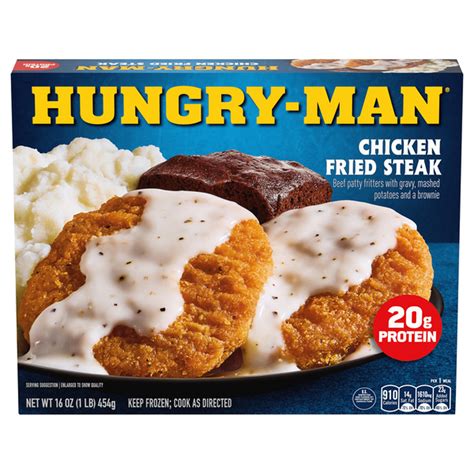 Hungry-Man Chicken Fried Steak Frozen Meal (16 oz) Delivery or Pickup ...