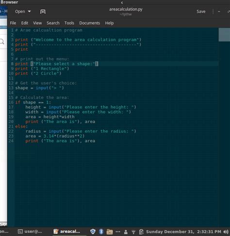 Python 3 in Terminal 的图像结果