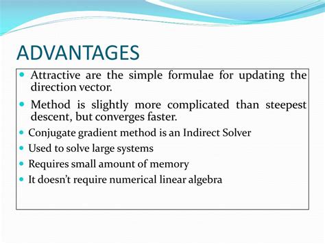 Image result for Conjugate Gradient Applications