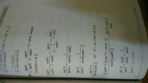 This is a trigonometry question please solve with step wise - Brainly.in