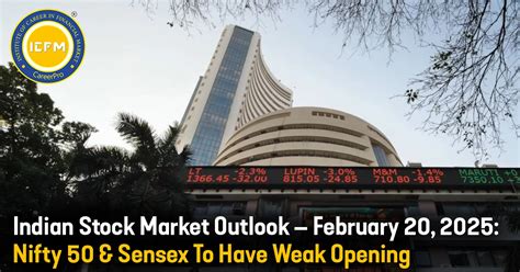 Indian Stock Market Outlook – February 20, 2025: Nifty 50 & Sensex To ...