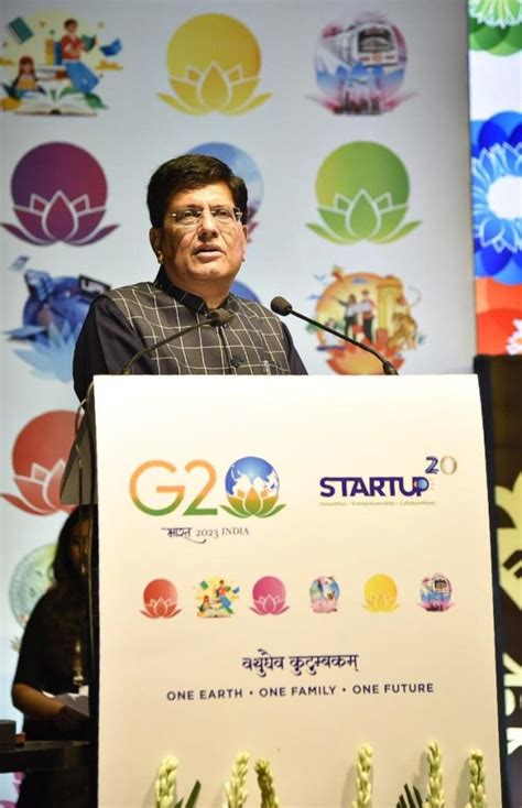 At the Startup20 Shikhar Summit, highlighted how the platform marks a ...