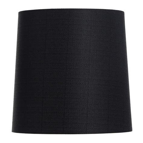 Black Accent Lamp Shade, 8.5"