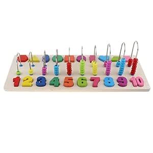 Buy CALANDIS Multi-Function Number Counting Beads Math Abacus ...
