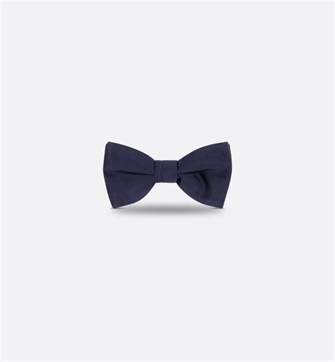 Straight Edge Bow Tie Black Silk | DIOR