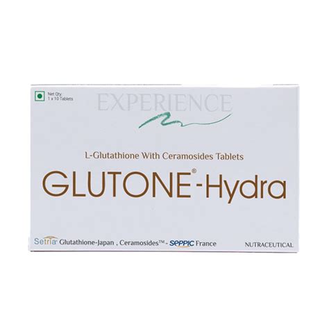Glutone-Hydra | Setria Glutathione with Ceramosides Tablets for Dry ...