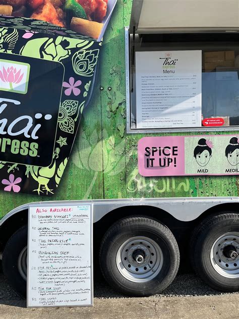 Carta del restaurante Thai Express, Albany