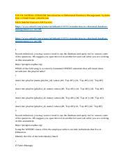 Image result for Introduction to Database System Week 5 Answers