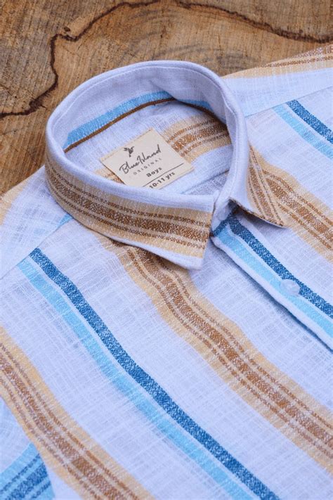 Stain Proof Kids Shirt – Blue Island