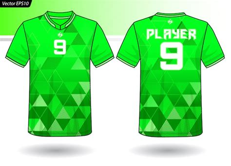 Sport-Jersey-Vorlage für Teamuniformen | Premium Vektor