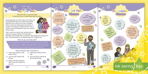 How to Ask for Help (teacher made) - Twinkl