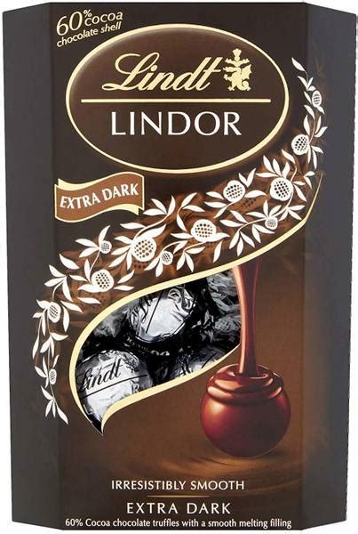 LINDT Lindor - Extra Dark Chocolate Truffles - 200 Grams Truffles ...