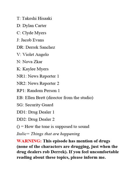 Image result for Episode Story Script