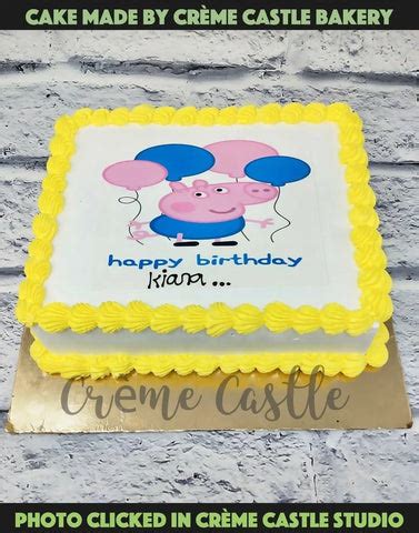 Peppa Pig Cakes | Kids Cake Designs Noida & Gurgaon - Creme Castle
