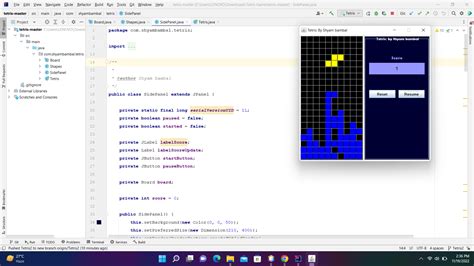 Image result for Java Tetris Game Netbens