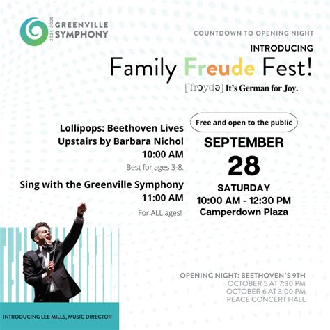Family Freude Fest – Greenville Symphony | Greenville, SC