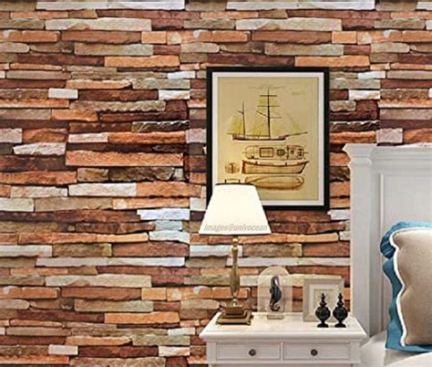 Univocean Modern Wood Peel and Stick Home Wallpaper, 3D Pattern Self ...