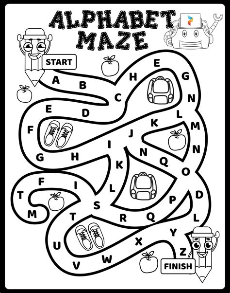 Kindergarten Alphabet Printable Worksheets