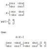matrixIf A.[cosa sina- sina cos a]then A alpha A beta is equal to ...